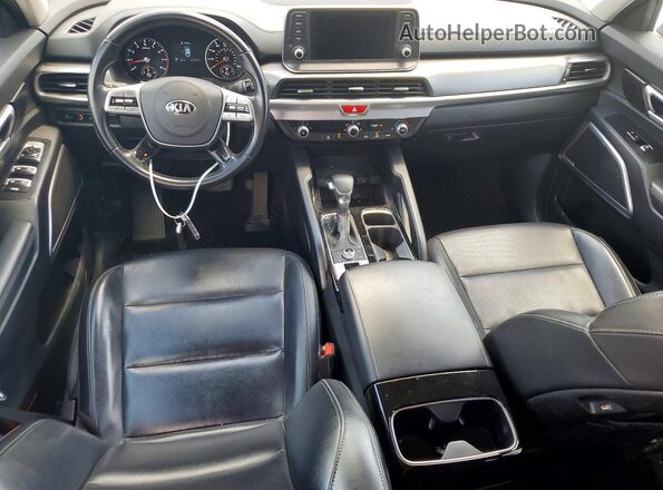 5XYP2DHC6MG155246 2021 KIA TELLURIDE Gray წინა პანელის ხედი
