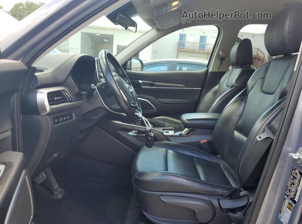 5XYP2DHC6MG155246 2021 KIA TELLURIDE Gray წინა სალონის ხედი