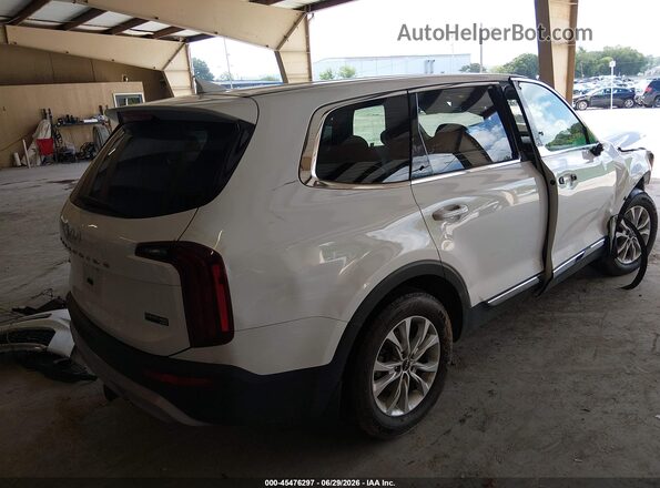 5XYP2DHC6NG205452 2022 KIA TELLURIDE White Задня права чверть