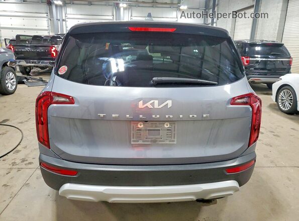5XYP2DHC6NG212725 2022 KIA TELLURIDE Gray უკანა ხედი