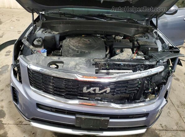 5XYP2DHC6NG212725 2022 KIA TELLURIDE Gray უკანა სალონის ხედი