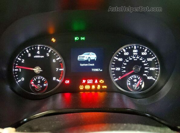 5XYP2DHC6NG212725 2022 KIA TELLURIDE Gray ხელსაწყოთა პანელის ხედი