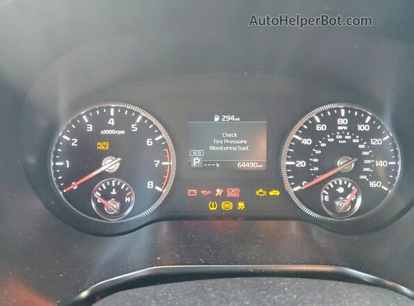 5XYP2DHC6NG267207 2022 KIA TELLURIDE Серый Вид щитка приборов