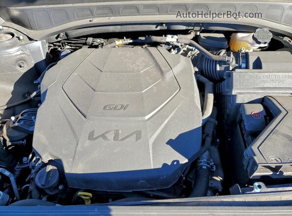 5XYP2DHC6NG267207 2022 KIA TELLURIDE Серый Вид подкапотного пространства