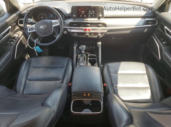 5XYP2DHC9MG150493 2021 KIA TELLURIDE Gray Dashboard view