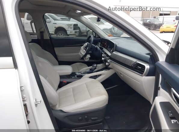 5XYP34GC1PG340985 2023 KIA TELLURIDE Белый Вид салона спереди
