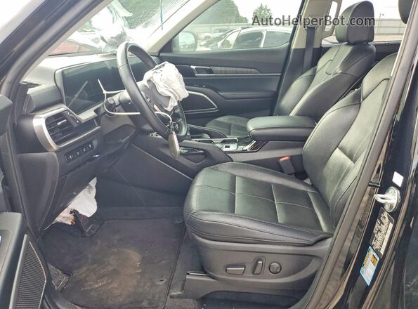 5XYP34GC1RG482711 2024 KIA TELLURIDE Black Widok wnętrza z przodu
