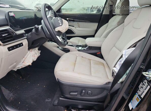 5XYP34GC8SG697170 2025 KIA TELLURIDE Черный Вид салона спереди