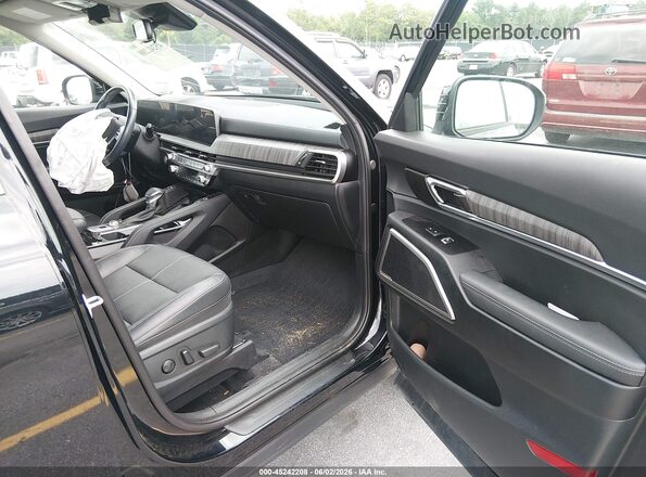 5XYP34GC9RG482150 2024 KIA TELLURIDE Black წინა სალონის ხედი