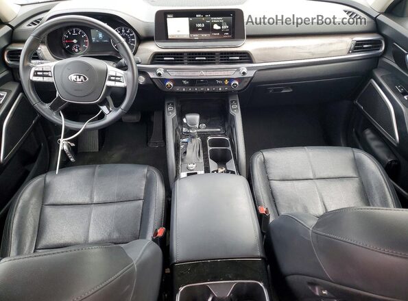 5XYP34HC0LG017617 2020 KIA TELLURIDE Charcoal Առջևի վահանակի տեսք