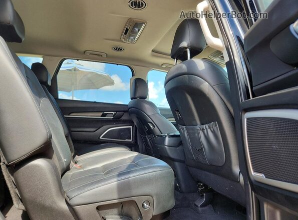 5XYP34HC0LG071306 2020 KIA TELLURIDE Black Հետևի նստատեղերի տեսք