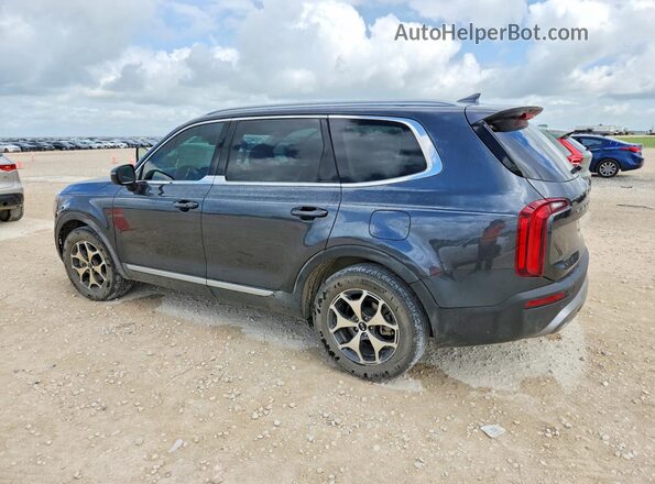 5XYP34HC0MG125611 2021 KIA TELLURIDE Угольный Задняя левая четверть