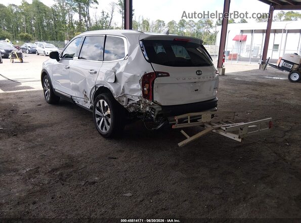 5XYP34HC0MG180771 2021 KIA TELLURIDE White Trasero izquierdo