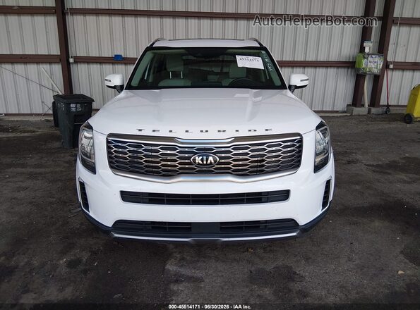 5XYP34HC0MG180771 2021 KIA TELLURIDE White Vista del cuadro de instrumentos