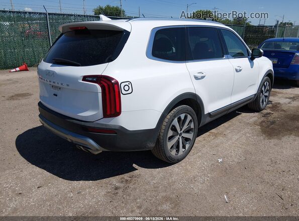 5XYP34HC0NG213432 2022 KIA TELLURIDE White Trasero derecho