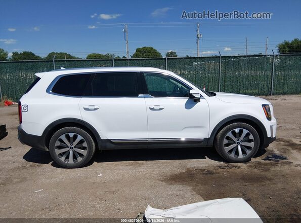 5XYP34HC0NG213432 2022 KIA TELLURIDE White Vista interior trasera