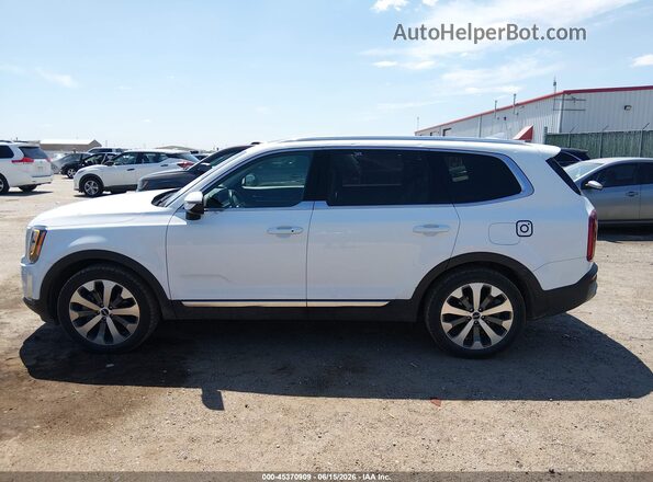 5XYP34HC0NG213432 2022 KIA TELLURIDE White Vista interior de 360 grados