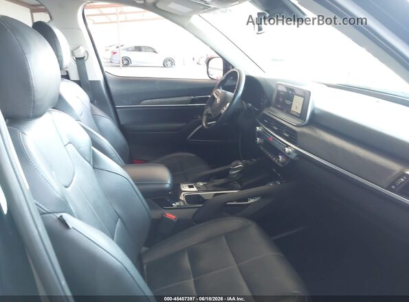 5XYP34HC1LG045555 2020 KIA TELLURIDE Black Вид салону спереду