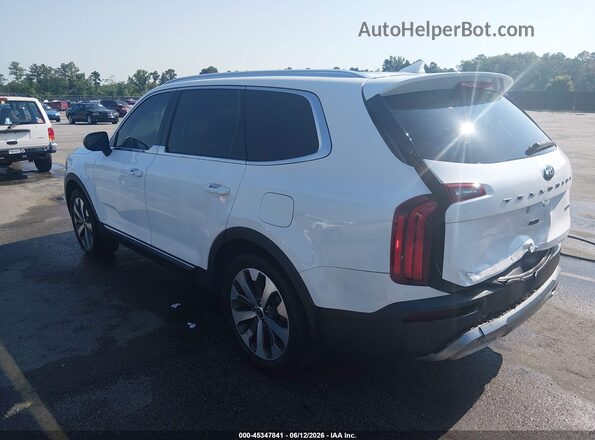 5XYP34HC1MG175689 2021 KIA TELLURIDE White უკანა მარცხენა
