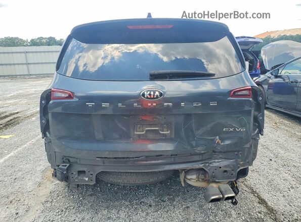 5XYP34HC2LG035309 2020 KIA TELLURIDE Черный Вид сзади