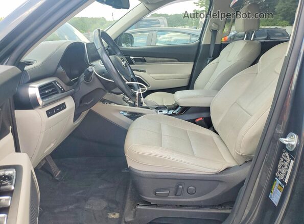 5XYP34HC2LG035309 2020 KIA TELLURIDE Черный Вид салона спереди