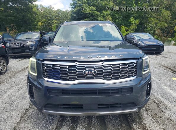 5XYP34HC2LG035309 2020 KIA TELLURIDE Черный Вид спереди