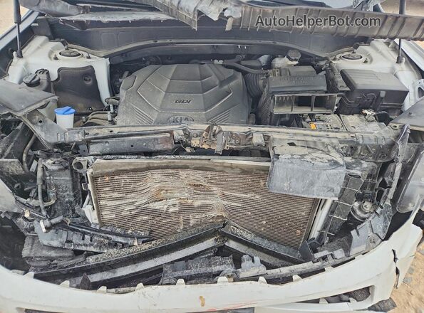 5XYP34HC2LG069637 2020 KIA TELLURIDE White ძრავის განყოფილების ხედი