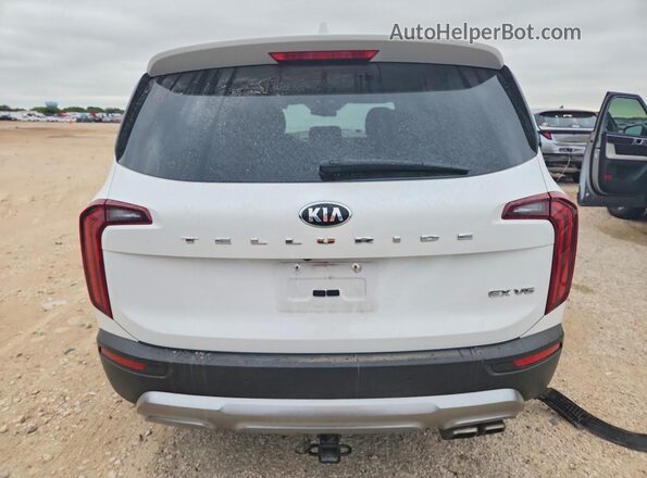 5XYP34HC2LG069637 2020 KIA TELLURIDE White უკანა ხედი
