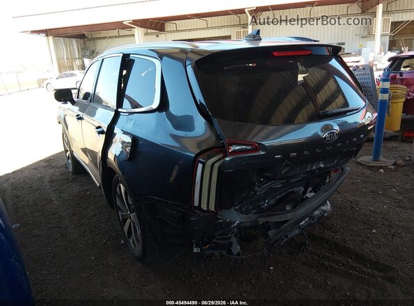 5XYP34HC2MG138683 2021 KIA TELLURIDE Gray Հետևի ձախ