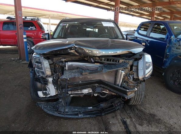 5XYP34HC2MG138683 2021 KIA TELLURIDE Gray Սալոնի հետևի տեսք