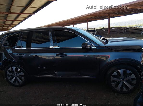 5XYP34HC2MG138683 2021 KIA TELLURIDE Gray Սալոնի 360 աստիճան տեսք