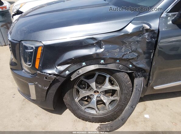 5XYP34HC2NG272420 2022 KIA TELLURIDE Gray Widok z przodu