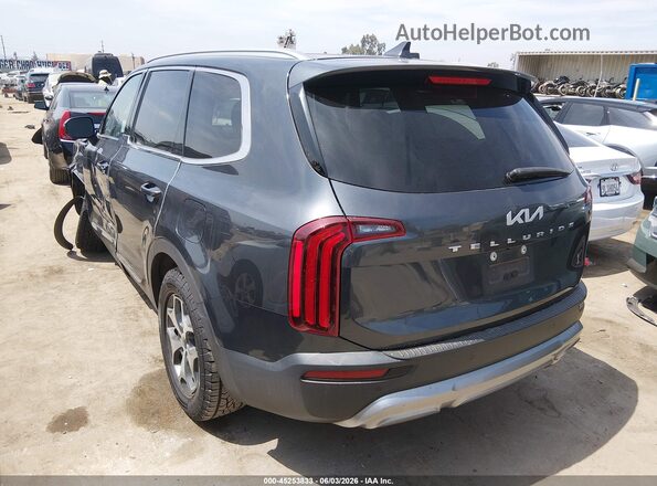 5XYP34HC2NG272420 2022 KIA TELLURIDE Gray Tył lewy