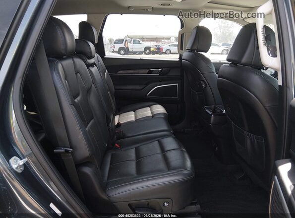 5XYP34HC2NG272420 2022 KIA TELLURIDE Gray Widok naklejki z numerem VIN