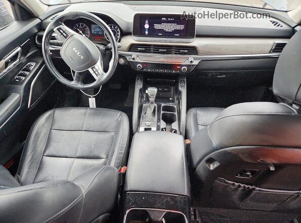 5XYP34HC2NG299553 2022 KIA TELLURIDE Blue Vista del salpicadero