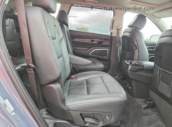 5XYP34HC2NG299553 2022 KIA TELLURIDE Blue Vista interior trasera
