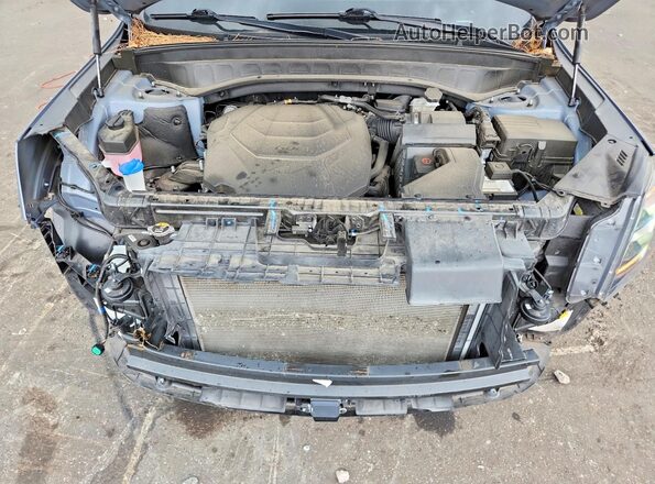 5XYP34HC2NG299553 2022 KIA TELLURIDE Blue Vista del compartimento del motor