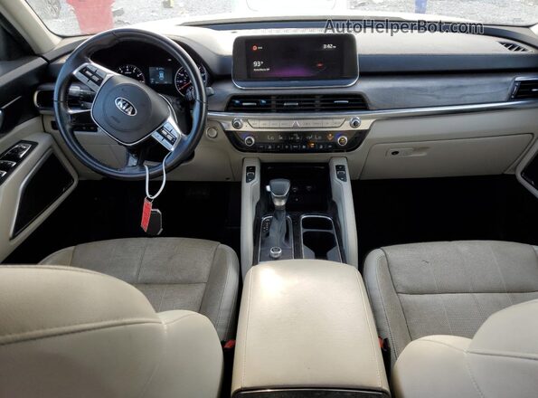 5XYP34HC3MG190663 2021 KIA TELLURIDE Blue Dashboard view