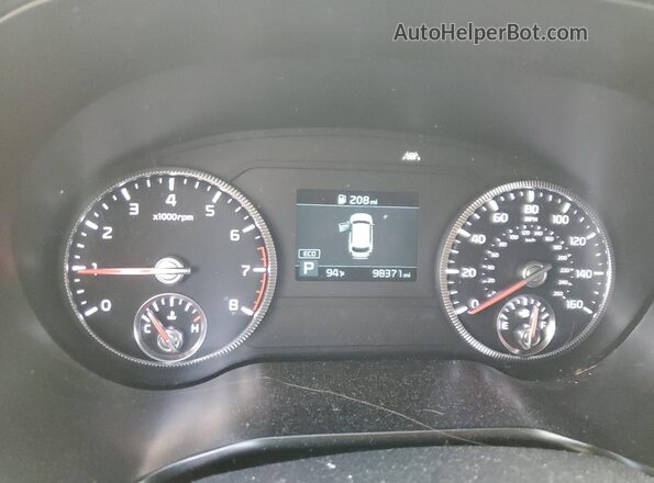 5XYP34HC3MG190663 2021 KIA TELLURIDE Blue Instrument cluster view