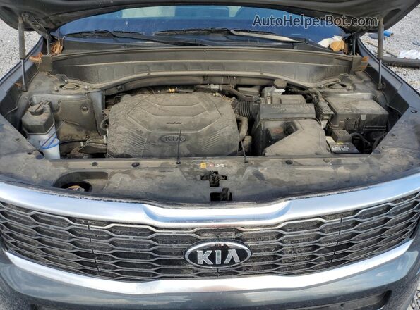 5XYP34HC3MG190663 2021 KIA TELLURIDE Blue Engine compartment view