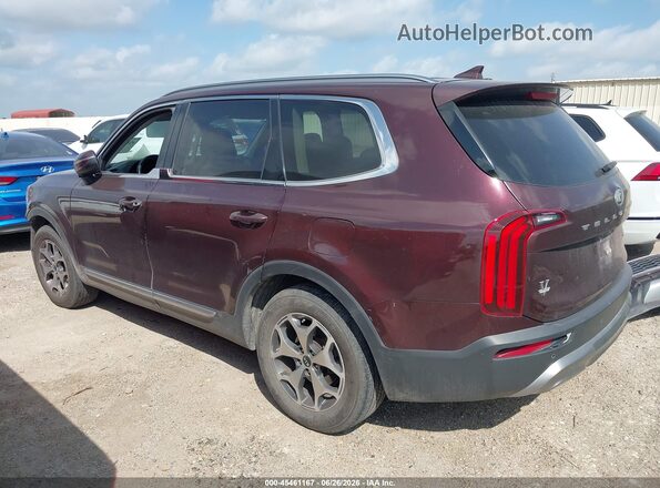5XYP34HC4LG001324 2020 KIA TELLURIDE Фиолетовый Задняя левая четверть