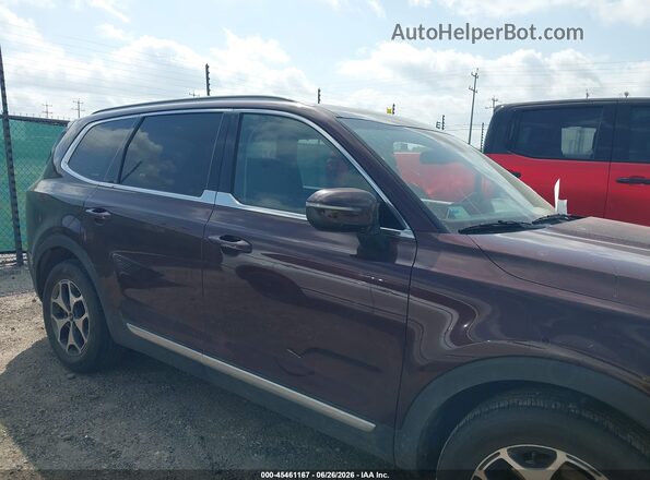 5XYP34HC4LG001324 2020 KIA TELLURIDE Фиолетовый Панорамный вид салона 360°