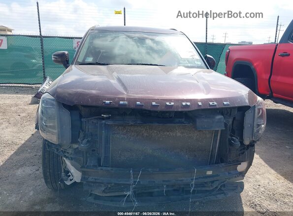 5XYP34HC4LG001324 2020 KIA TELLURIDE Фиолетовый Вид задней части салона