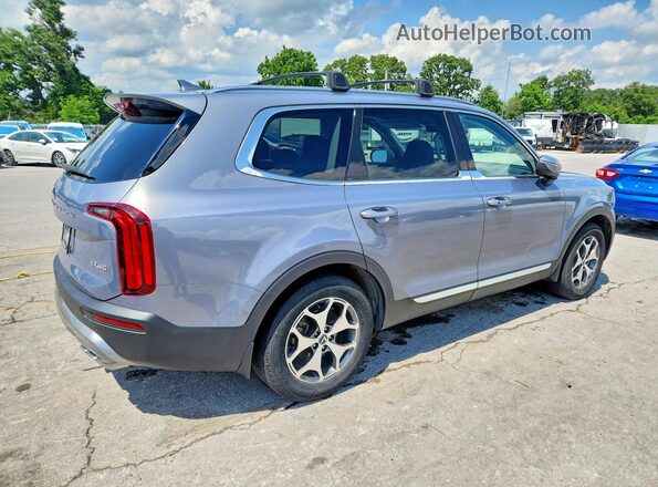 5XYP34HC4LG001582 2020 KIA TELLURIDE Blue Задня права чверть