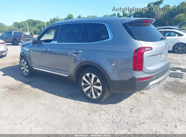 5XYP34HC4MG173659 2021 KIA TELLURIDE Серый Задняя левая четверть