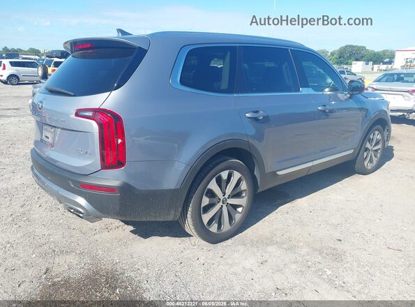 5XYP34HC4MG173659 2021 KIA TELLURIDE Серый Задняя правая четверть