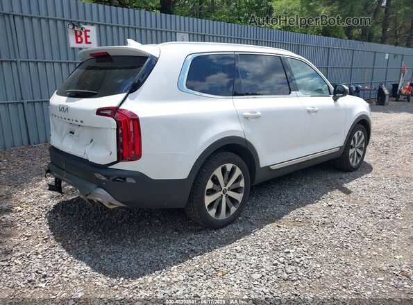 5XYP34HC4NG320189 2022 KIA TELLURIDE White Trasero derecho