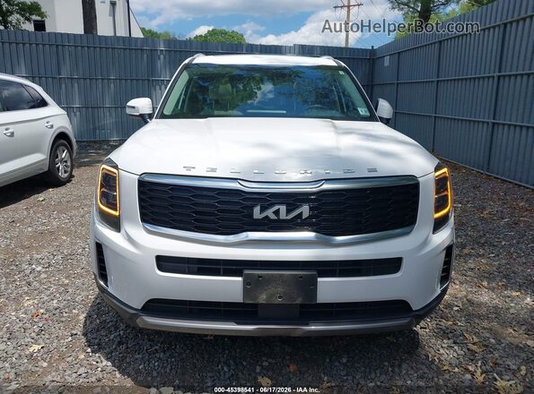 5XYP34HC4NG320189 2022 KIA TELLURIDE White Vista del cuadro de instrumentos