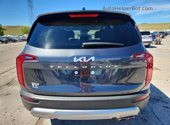 5XYP34HC5NG239654 2022 KIA TELLURIDE Gray Widok z tyłu