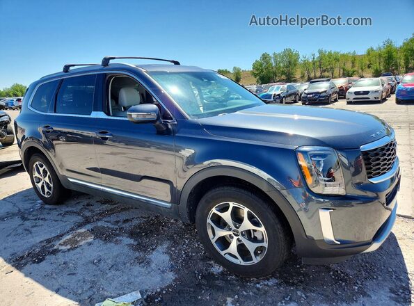 5XYP34HC5NG239654 2022 KIA TELLURIDE Gray Przód prawy